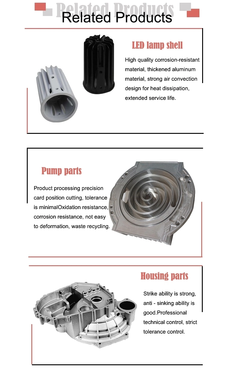 Custom Metal Structure Magnesium Zinc Aluminum Alloy Die Casting Parts