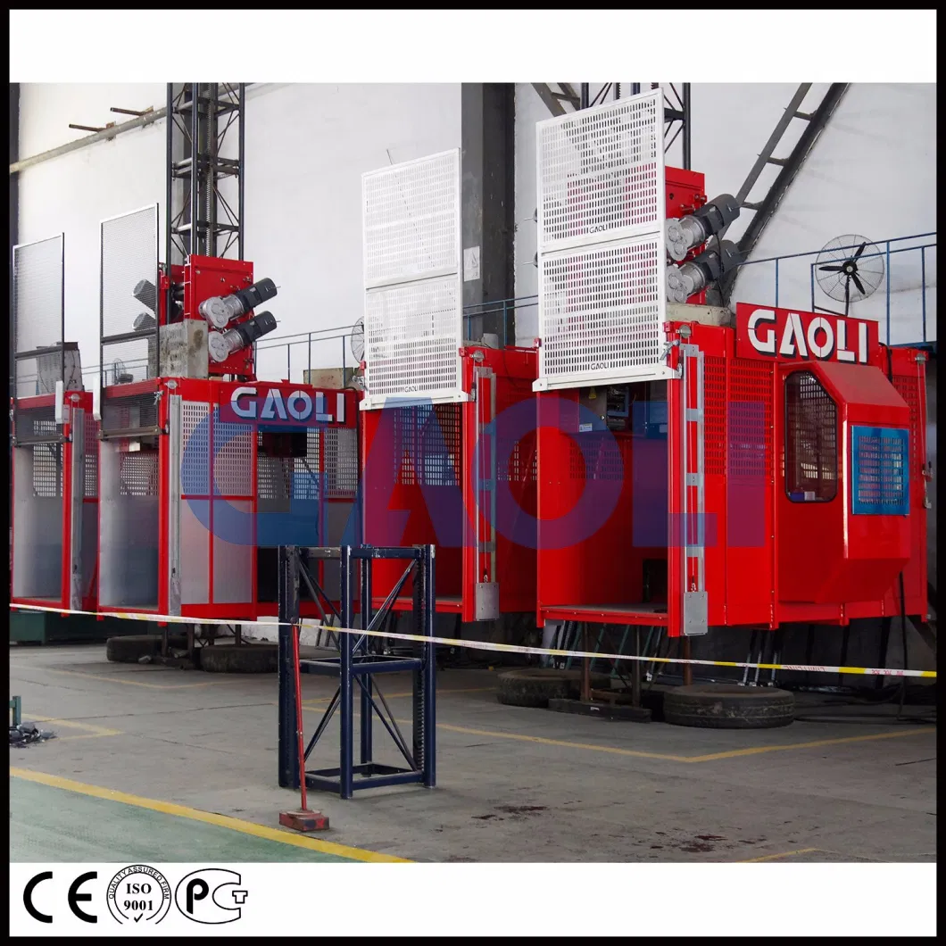 Two Cabin Material & Passenger Construction Hoist