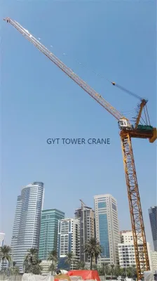 Guindaste de torre martelo para máquinas de construção