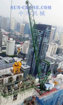 Guindaste de torre para construção na China Qtdc2420 Preço de guindaste de torre estacionário Vendas quentes